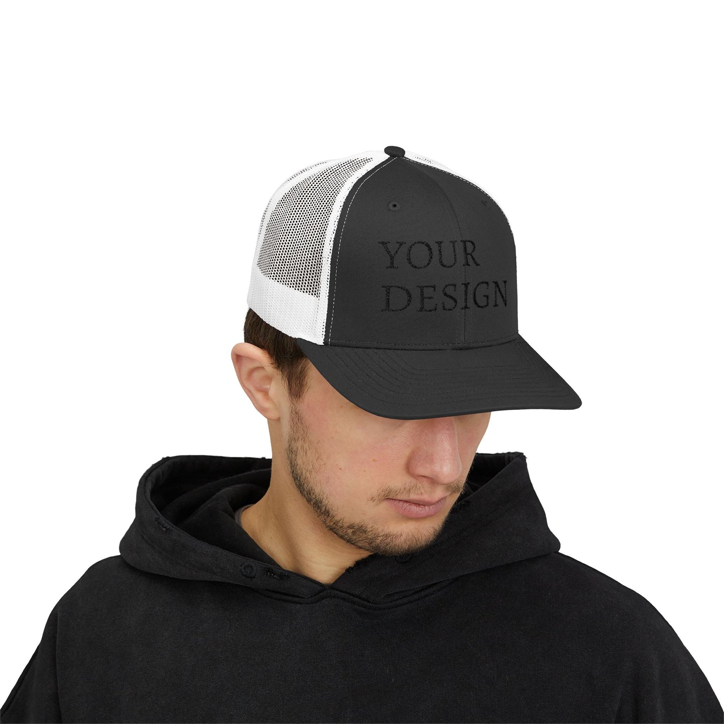 Customizable Snapback Trucker Cap - Trendy, Casual Hat for All Occasions, Perfect Gift for Birthdays, Holidays, Events