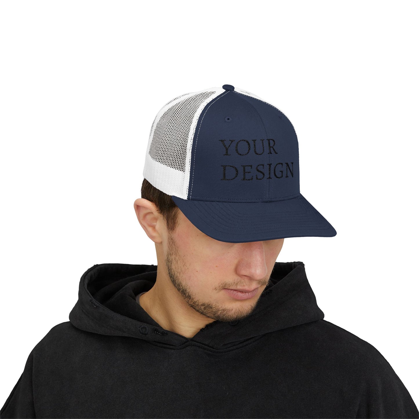 Customizable Snapback Trucker Cap - Trendy, Casual Hat for All Occasions, Perfect Gift for Birthdays, Holidays, Events