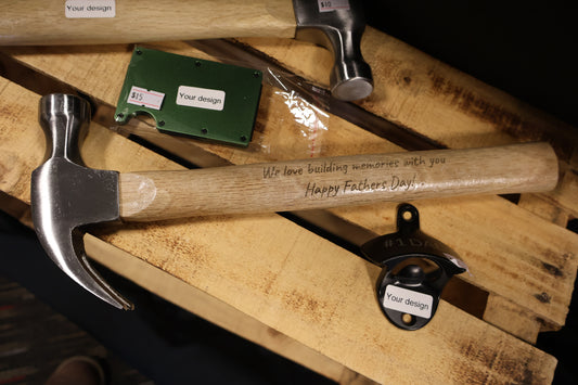 Custom Laser Engraved Hammer – The Perfect Personalized Gift for Any Handy Hero