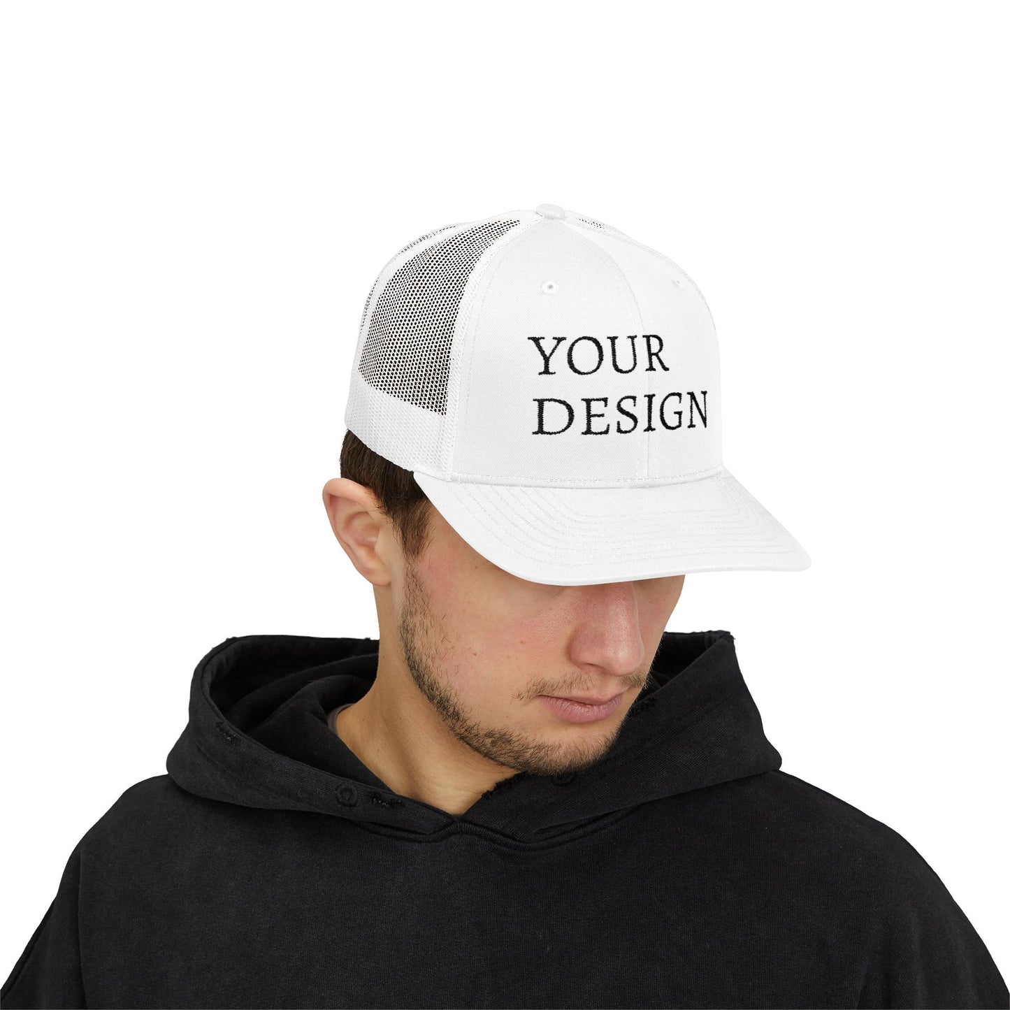 Customizable Snapback Trucker Cap - Trendy, Casual Hat for All Occasions, Perfect Gift for Birthdays, Holidays, Events