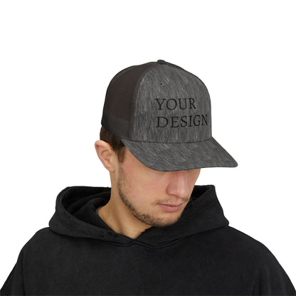 Customizable Snapback Trucker Cap - Trendy, Casual Hat for All Occasions, Perfect Gift for Birthdays, Holidays, Events