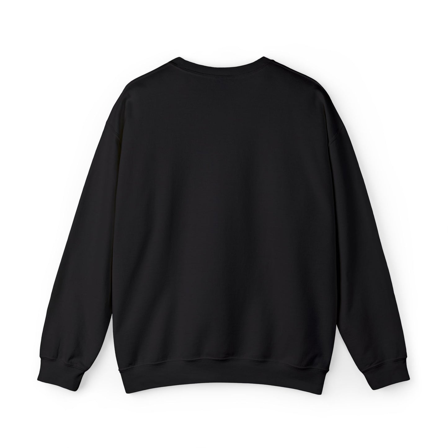 Minimalist Micro-Text Crewneck Sweatshirt — Subtle Chest Script