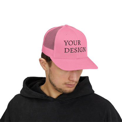 Customizable Snapback Trucker Cap - Trendy, Casual Hat for All Occasions, Perfect Gift for Birthdays, Holidays, Events