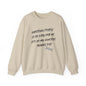 Crewneck Sweatshirt — “Ghosting People Is So Easy For Me, It’s In My Genetics. Thanks Dad” Funny DNA Quote