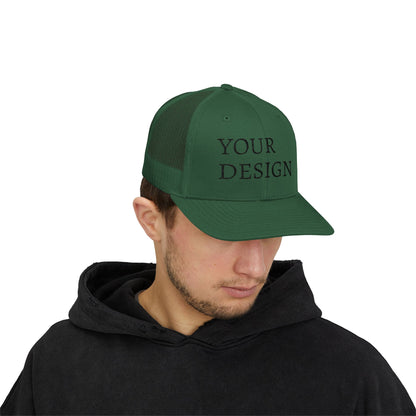 Customizable Snapback Trucker Cap - Trendy, Casual Hat for All Occasions, Perfect Gift for Birthdays, Holidays, Events