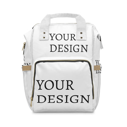 Multifunctional Diaper Backpack — Personalized Baby Travel Organizer with Insulated Bottle Pockets