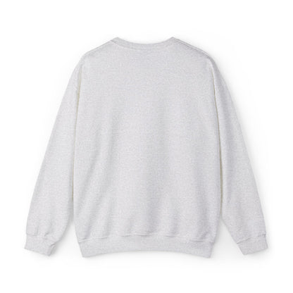 Minimalist Micro-Text Crewneck Sweatshirt — Subtle Chest Script