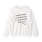 Crewneck Sweatshirt — “Ghosting People Is So Easy For Me, It’s In My Genetics. Thanks Dad” Funny DNA Quote