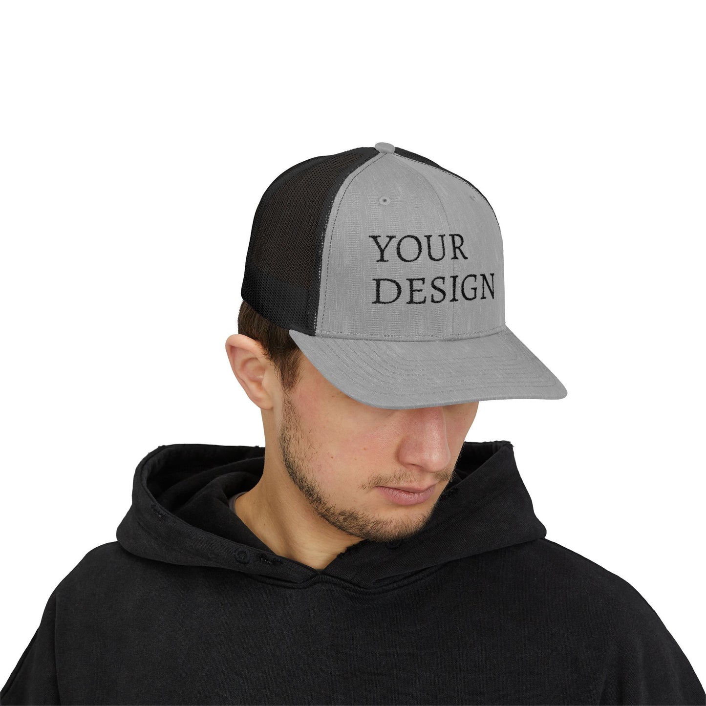 Customizable Snapback Trucker Cap - Trendy, Casual Hat for All Occasions, Perfect Gift for Birthdays, Holidays, Events