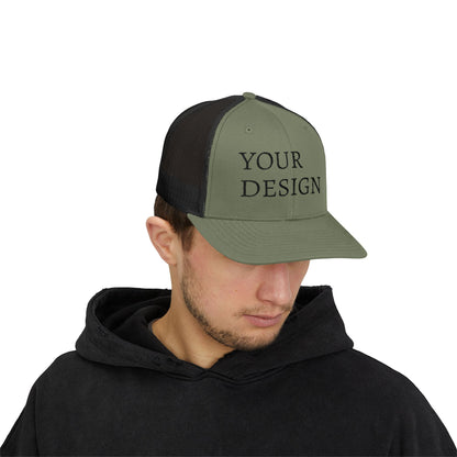 Customizable Snapback Trucker Cap - Trendy, Casual Hat for All Occasions, Perfect Gift for Birthdays, Holidays, Events