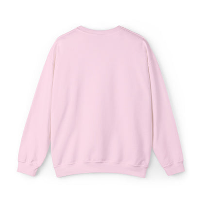 Minimalist Micro-Text Crewneck Sweatshirt — Subtle Chest Script