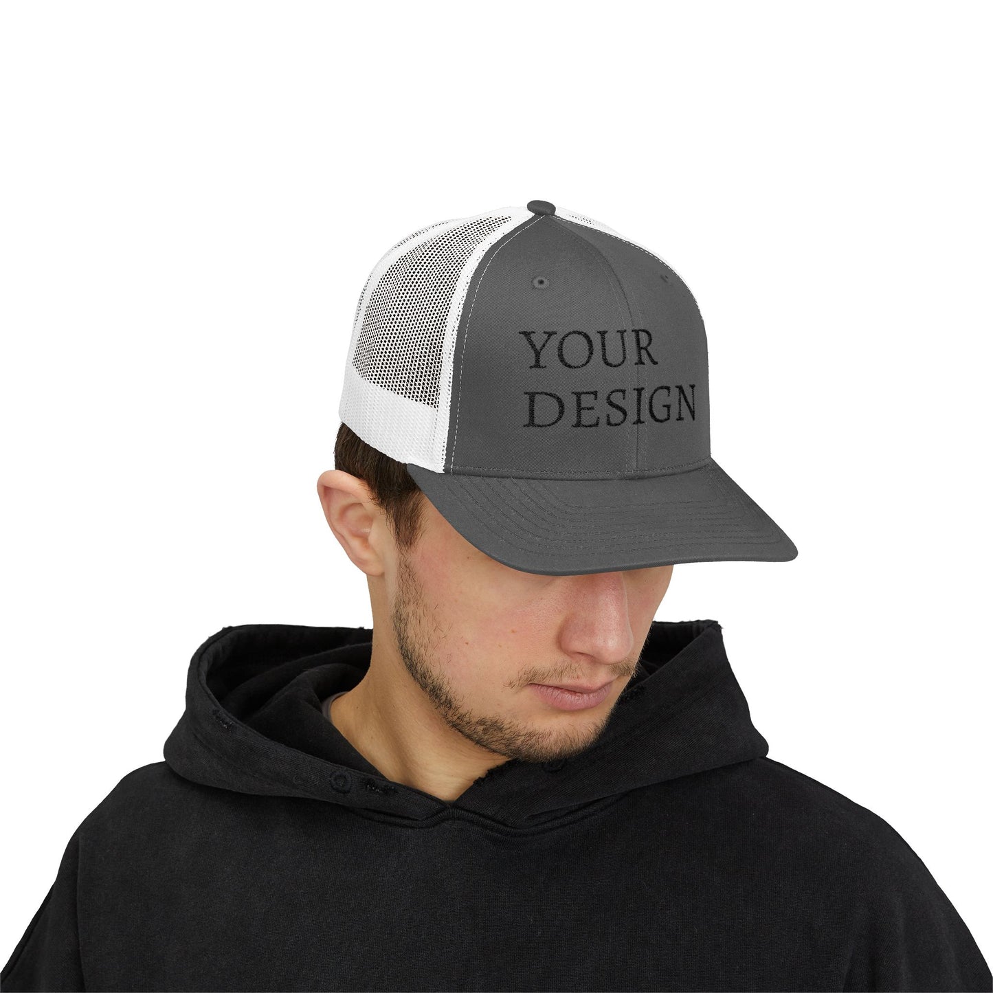 Customizable Snapback Trucker Cap - Trendy, Casual Hat for All Occasions, Perfect Gift for Birthdays, Holidays, Events