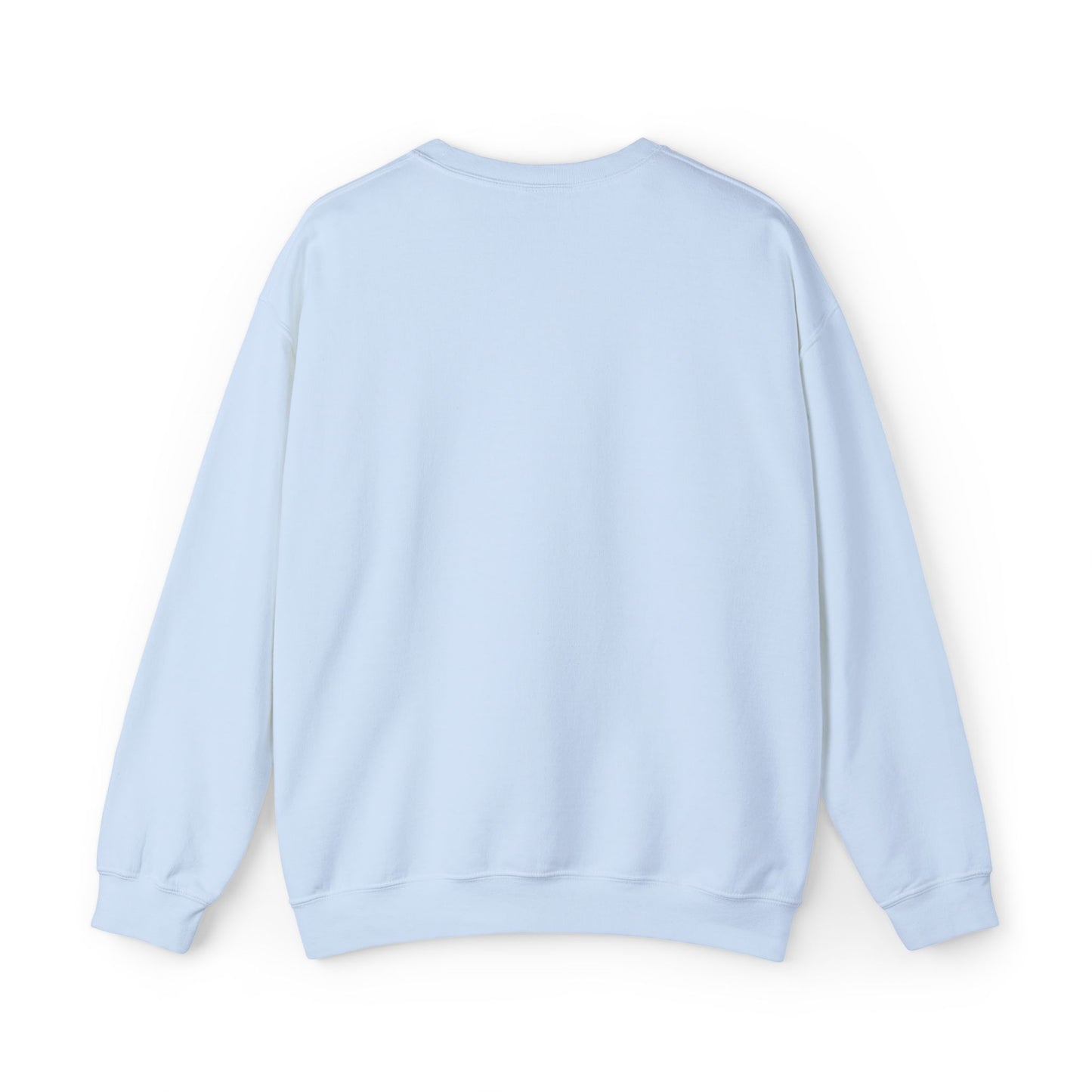 Minimalist Micro-Text Crewneck Sweatshirt — Subtle Chest Script