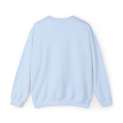 Minimalist Micro-Text Crewneck Sweatshirt — Subtle Chest Script