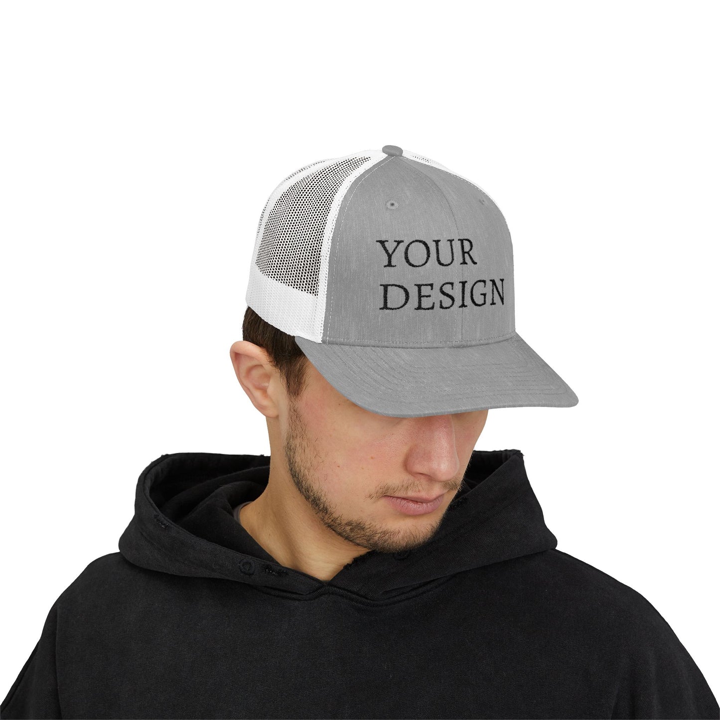Customizable Snapback Trucker Cap - Trendy, Casual Hat for All Occasions, Perfect Gift for Birthdays, Holidays, Events