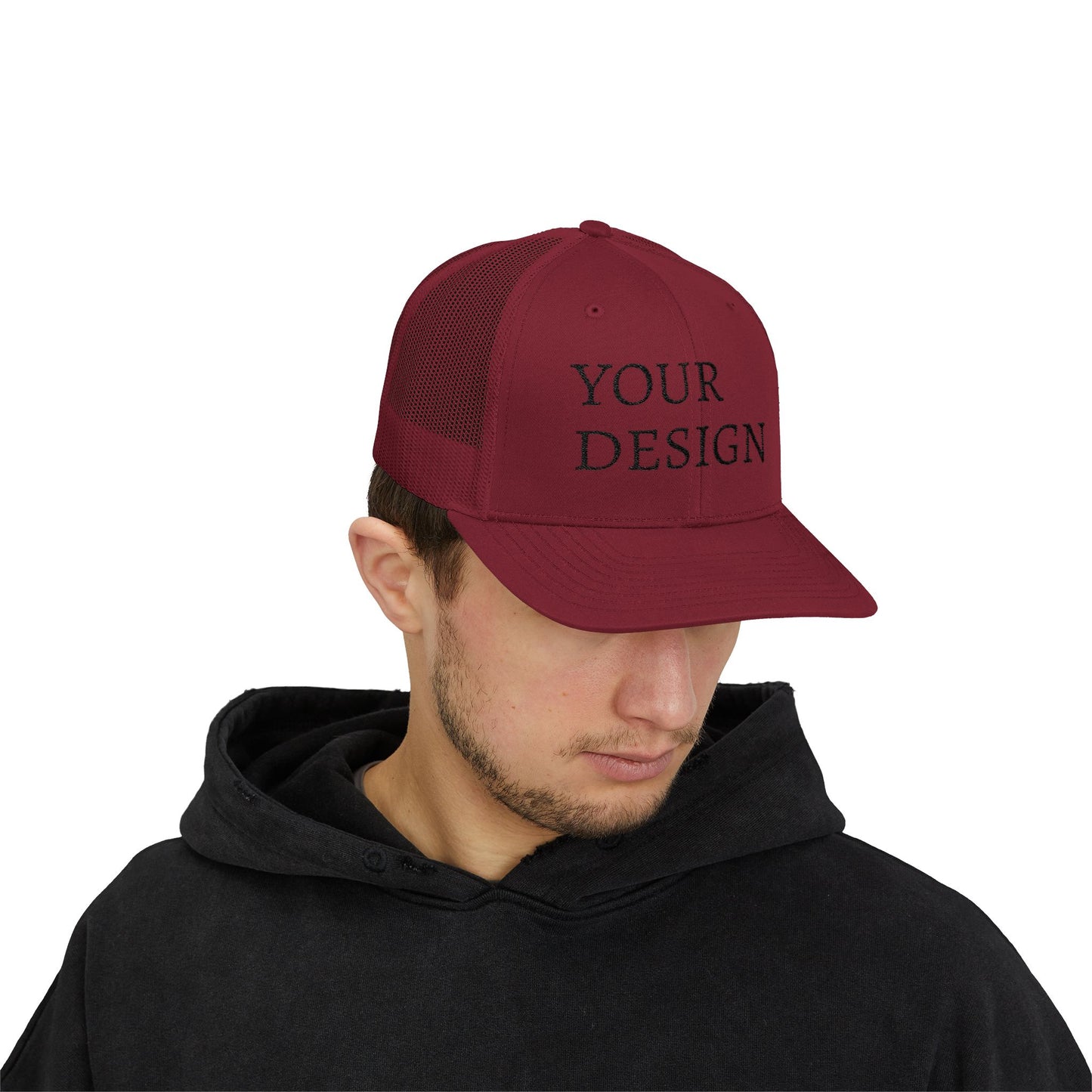 Customizable Snapback Trucker Cap - Trendy, Casual Hat for All Occasions, Perfect Gift for Birthdays, Holidays, Events