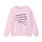 Crewneck Sweatshirt — “Ghosting People Is So Easy For Me, It’s In My Genetics. Thanks Dad” Funny DNA Quote