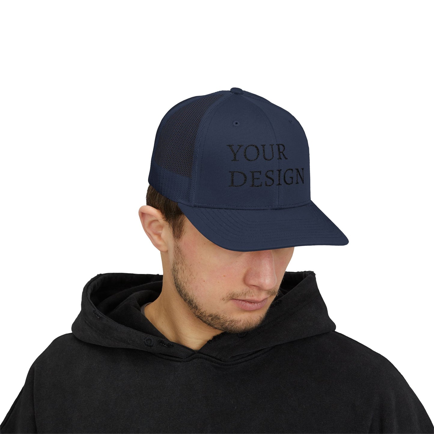 Customizable Snapback Trucker Cap - Trendy, Casual Hat for All Occasions, Perfect Gift for Birthdays, Holidays, Events