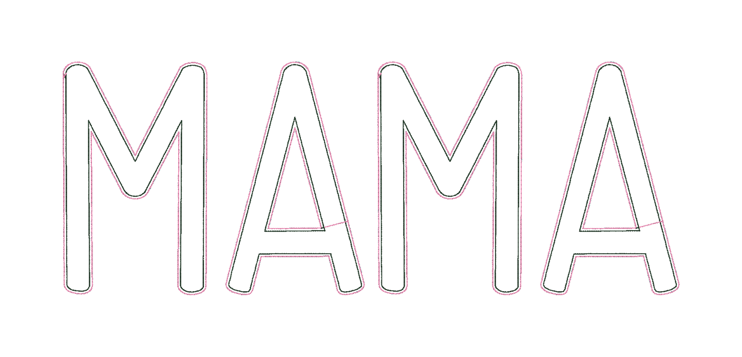 Custom Embroidered & Applique Family Shirts – Mama, Grandma, Dad & More