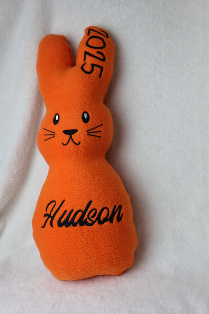 Embroidered Personalized Bunny Plush – Custom Handmade Keepsake